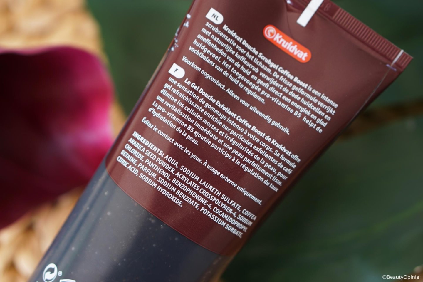 Ingredienten Kruidvat Coffee Boost Douche Scrubgel