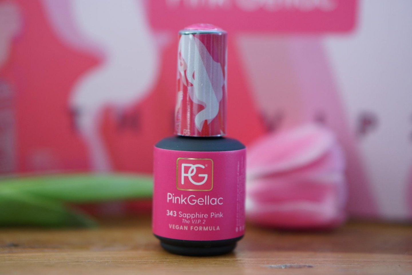 pink gellac 343 Sapphire Pink swatches